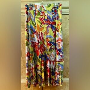 Tommy Bahama Gored Summer Skirt Y2K Size L Beach Vacation